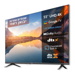טלוויזיה ''55 4K שיאומי דגם Xiaomi TV A 55'' (2025)